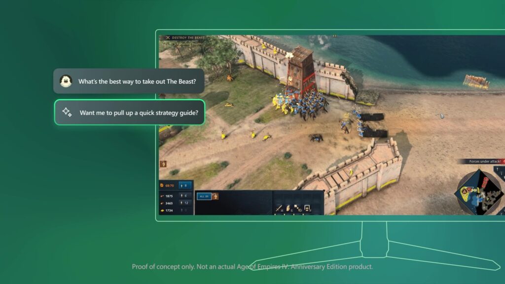 Microsoft Copilot for Gaming Age of Empires IV strategy guide concept